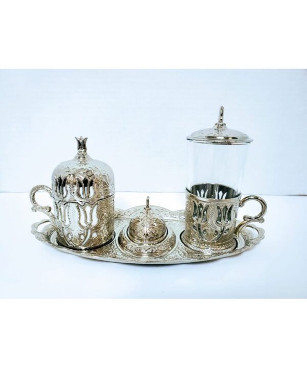 Metal Coffee Cup Set