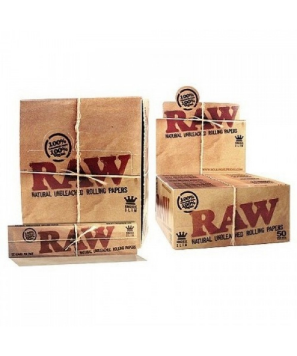 Raw king size slim 50 per box