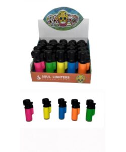3 inch Mini Solid Torch Lighters (Display of 20)