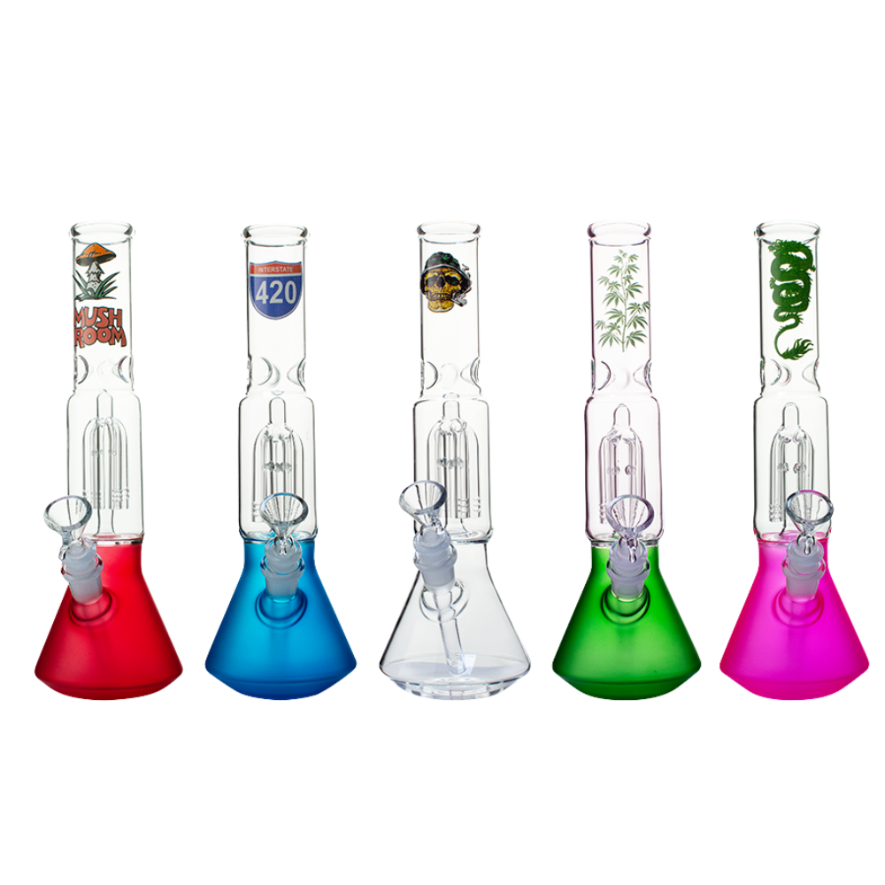 12 Inch Classic Percolator Bong - Assorted Colors - GP-1968