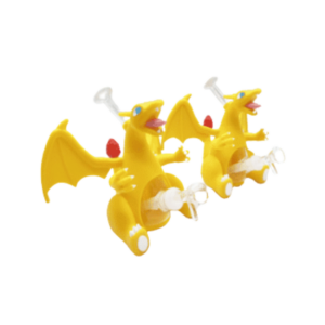 6.5 INCH SILICONE CHARIZARD BONG, SOLD AS ASSORTED COLORS - SLC420