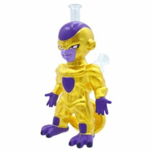 9 INCH GOLDEN FRIEZA 3-D BONG