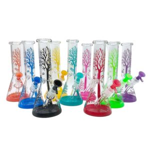 HYPNOTIK 10 INCH TREE OF LIFE BONG. BDL-HB305