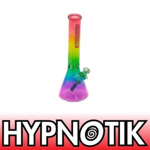 HYPNOTIK 14 INCH 7MM RAINBOW COLLECTION BONG - BDL-HB319