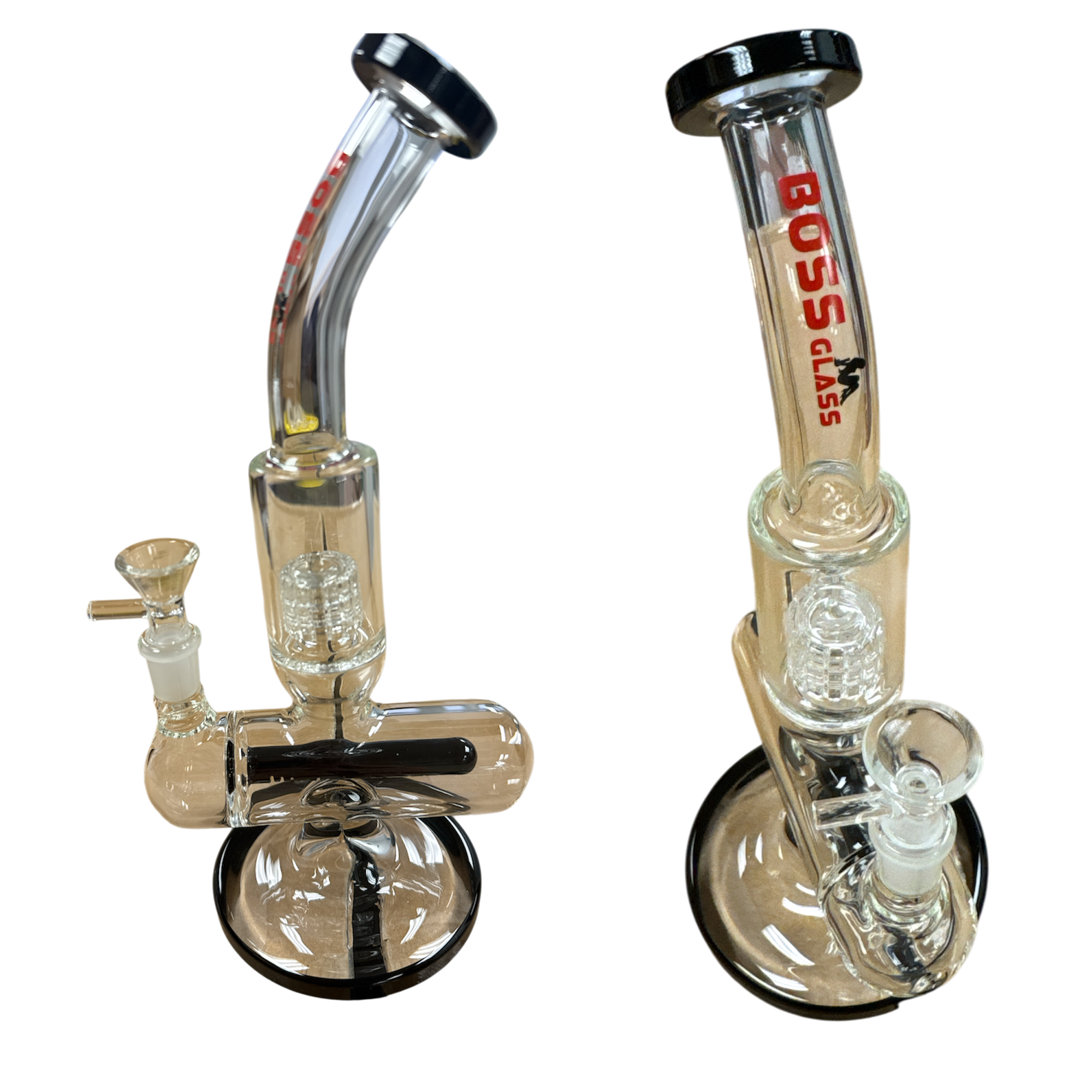 AK904 -4MM 10″ Boss Glass Bong. BDL-AK904