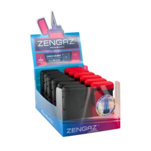 Zengaz Twin Jet Rubberized Lighters - 12ct