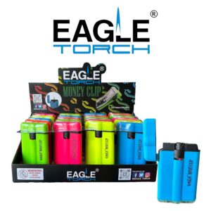Eagle Money Clip Torch Lighter - 20ct