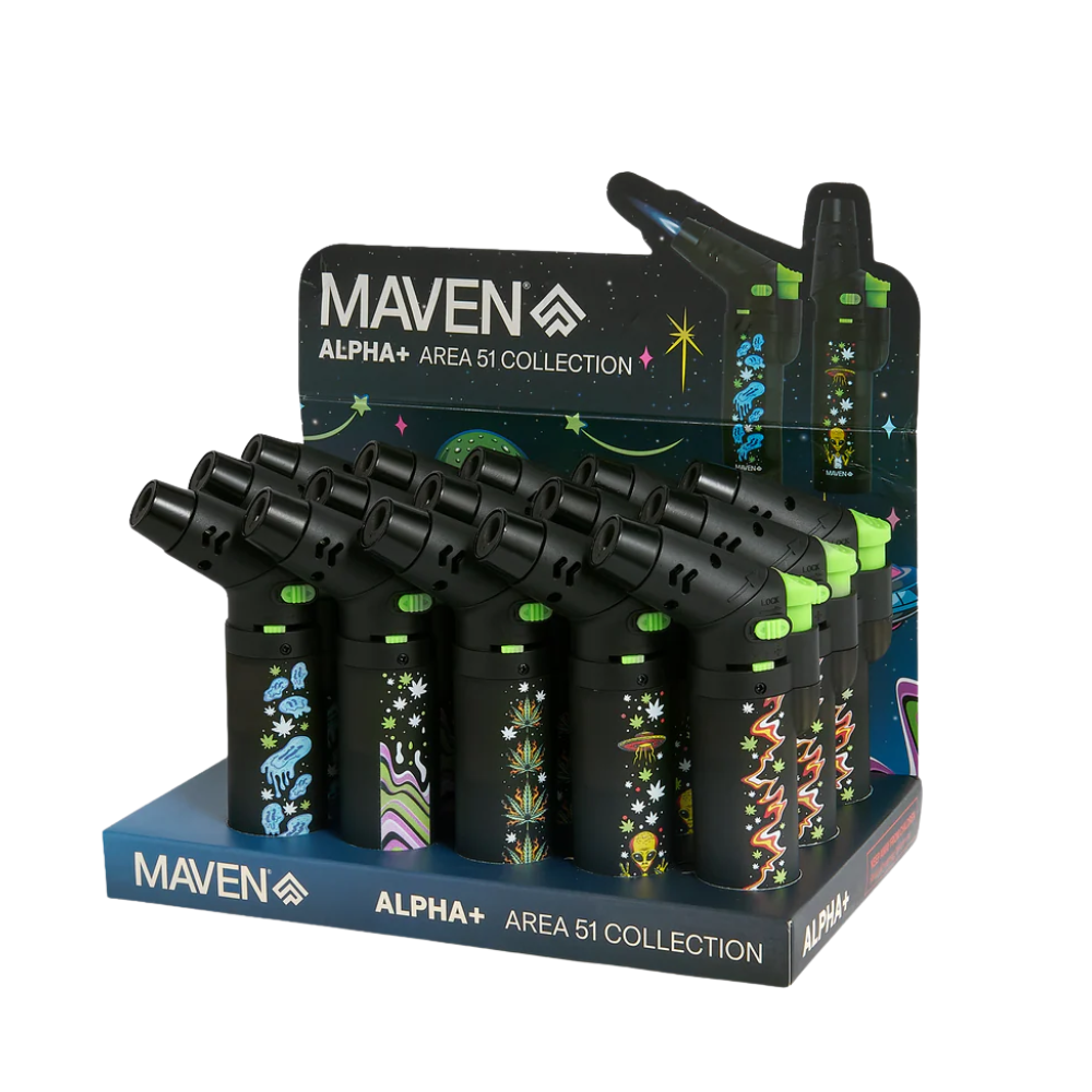 Maven Alpha+ Area 51 Collection Lighter - 15ct - 98-1169-TAR51