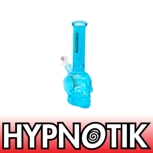 8 INCH HYPNOTIK SKULL BASE BONG - BDL-HB029
