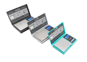 VBR-150 GRAM DOUBLE DIGIT POCKET SCALE, BLACK / BLUE - BDL-VBR-150