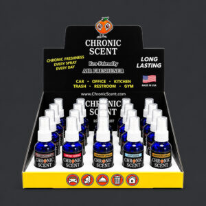 DISPLAY OF 20 ORANGE CHRONIC 1 OZ CONCENTRATED SPRAY BOTTLES - BDL-OC-SPR- 1OZ-DIS